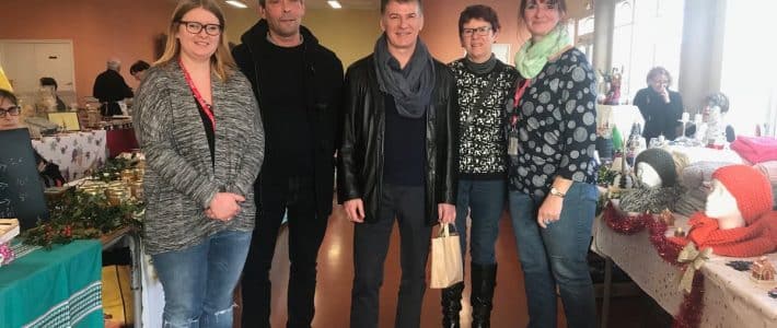 Philippe FOLLIOT et Muriel ROQUES ETIENNE sur le terrain