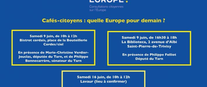 Café-citoyen : parlons d&rsquo;Europe !