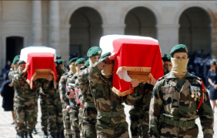 Hommage à Cédric DE PIERREPONT et Alain BERTONCELLO, sous-officiers du commando Hubert morts pour la France