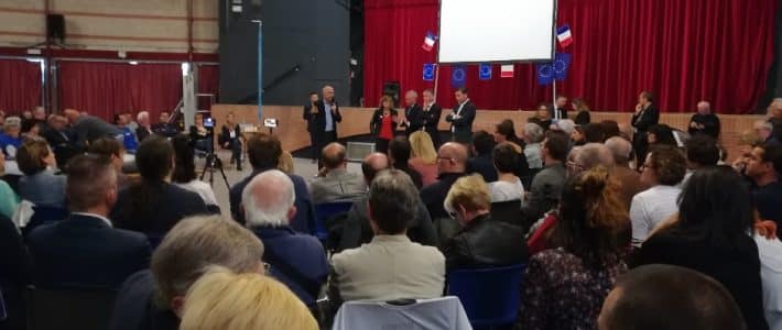 Retour sur la venue à Gaillac de François de RUGY, Ministre d’État chargé de la Transition écologique et solidaire, et Gilles BOYER, candidat Renaissance aux élections européennes