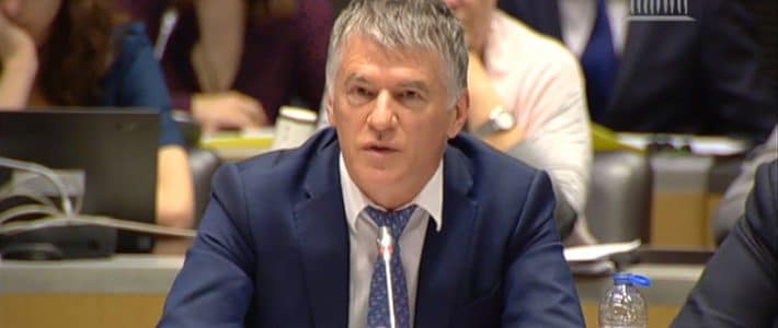 Philippe FOLLIOT orateur du groupe LREM lors d’une table-ronde sur l’avenir de l’Alliance atlantique