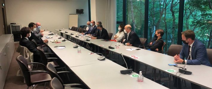 Philippe Folliot et les membres de l&rsquo;APR rencontre France TV pour « Rencontres à XV »