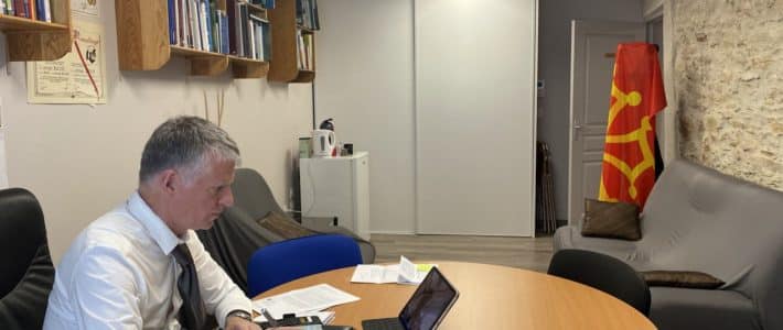 Philippe Folliot préside la réunion de groupe à l&rsquo;AP OTAN