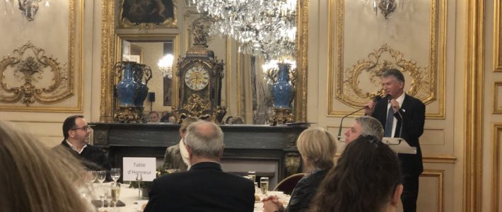 Dîner-débat à la Présidence du Sénat sur le thème « Rugby et Média »