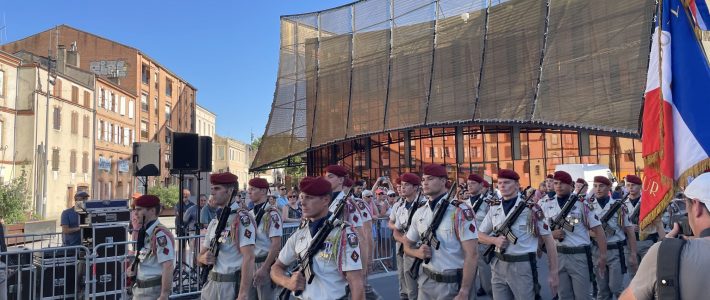 Fête nationale du 14 juillet : le Sénateur Folliot était la semaine dernière au Sénat, à Castres et à Albi pour les célébrations