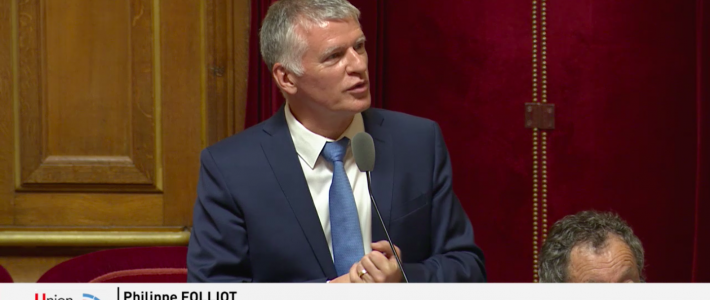« Financer le projet de loi pouvoir d&rsquo;achat par la dette est un élément d&rsquo;irresponsabilité collective vis-à-vis des générations futures » dénonce le Sénateur Folliot en séance publique