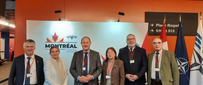 Le sénateur représente la France lors d&rsquo;une session de l&rsquo;Assemblée parlementaire de l&rsquo;OTAN à Montréal