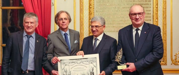 Cérémonie de remise de la « palme d&rsquo;or »