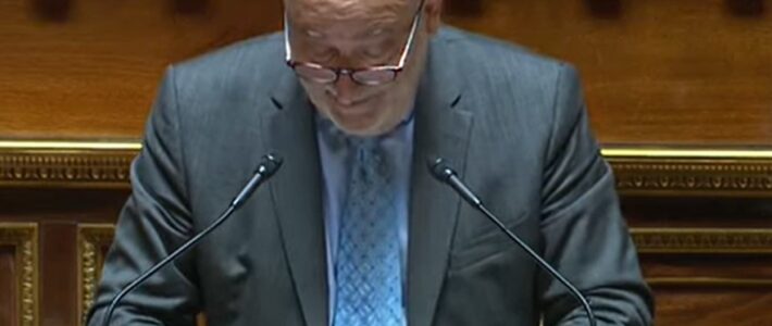 L&rsquo;intervention pour l&rsquo;A69 de M. Franck DHERSIN, rapporteur de la commission de l&rsquo;aménagement du territoire et du développement durable