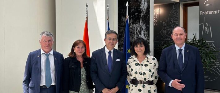 Visite d&rsquo;une délégation française pour la coopération bilatérale en Inde