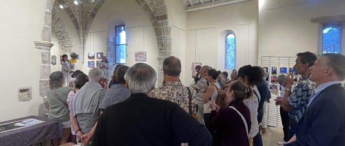 Vernissage de l’exposition d’Emmanuel Bordarier à Ambialet